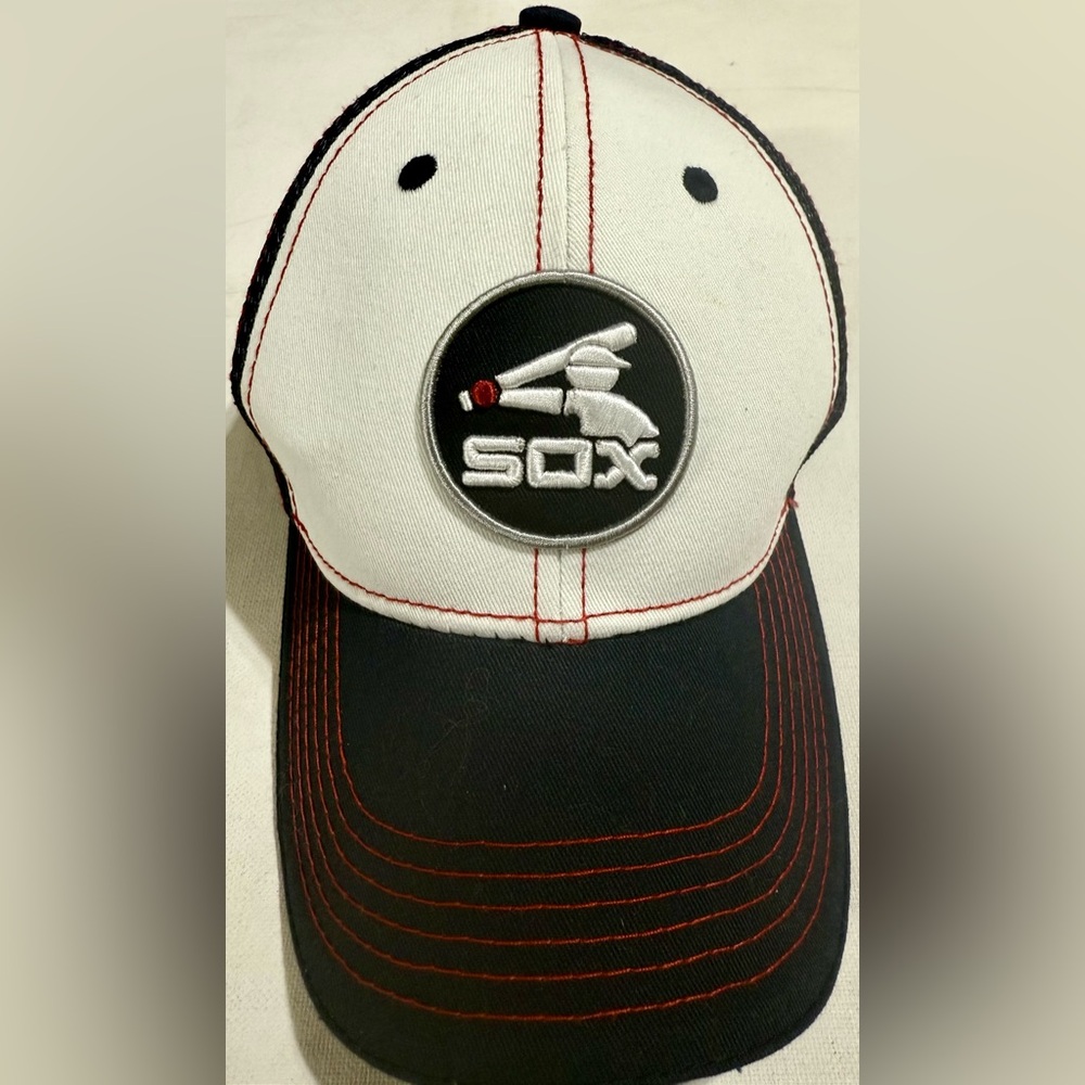 Chicago White Sox Black and White Embroidered Coca-Cola Vintage TruckerCap